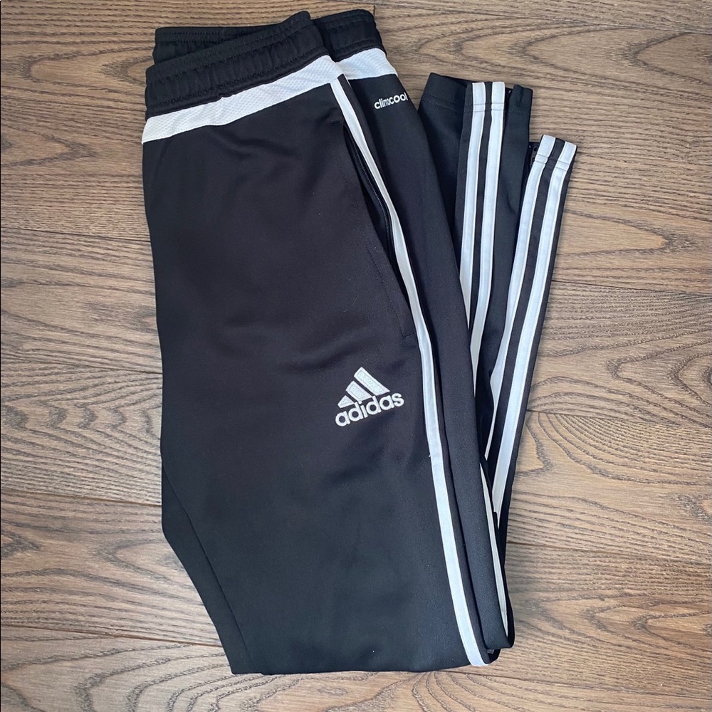 Adidas track pants: 3 stripes to ankle - Picture 2 of 4